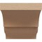 Ekena Millwork 5"W x 5"D x 5"H Wide Asheboro Rough Cedar Woodgrain TimberThane Corbel, Primed Tan CORUR05X05X05ASHRCPR - alternate 4
